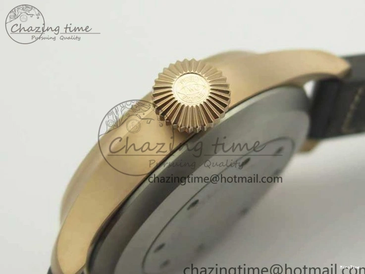 MIROTIME 0331 Big Pilot IW510301 Satin-Polished RG YLF Best Edition Black Dial On Leather Strap A Flexible 7222